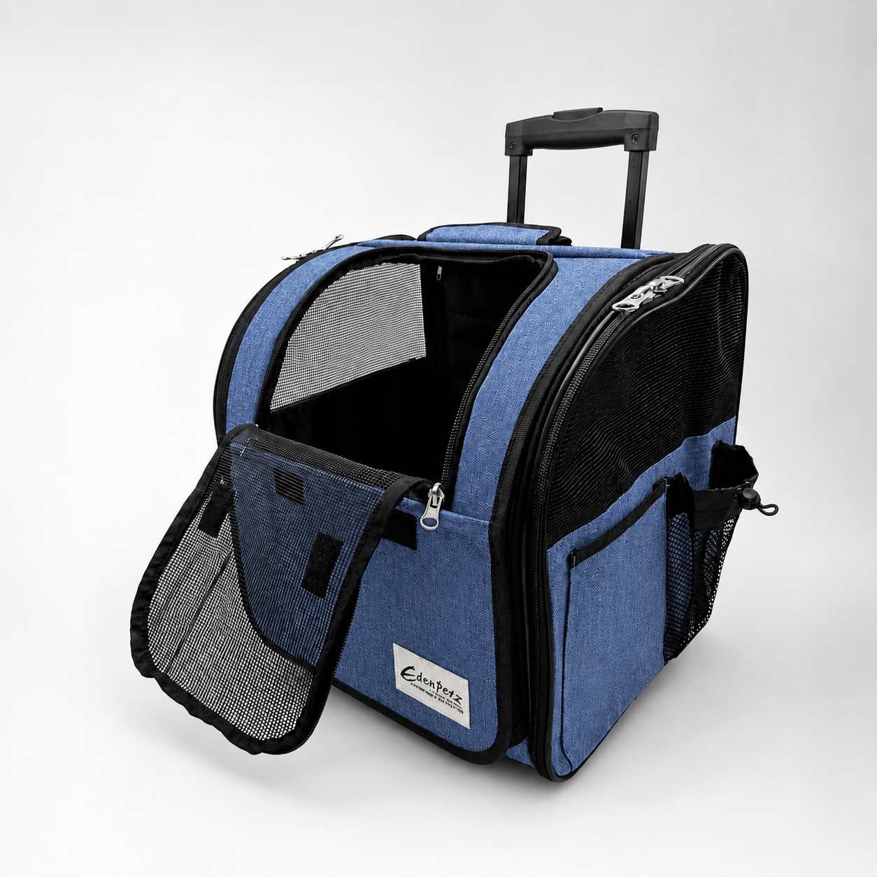 3-in-1 Pet Rolling Carrier - Wheeled Backpack