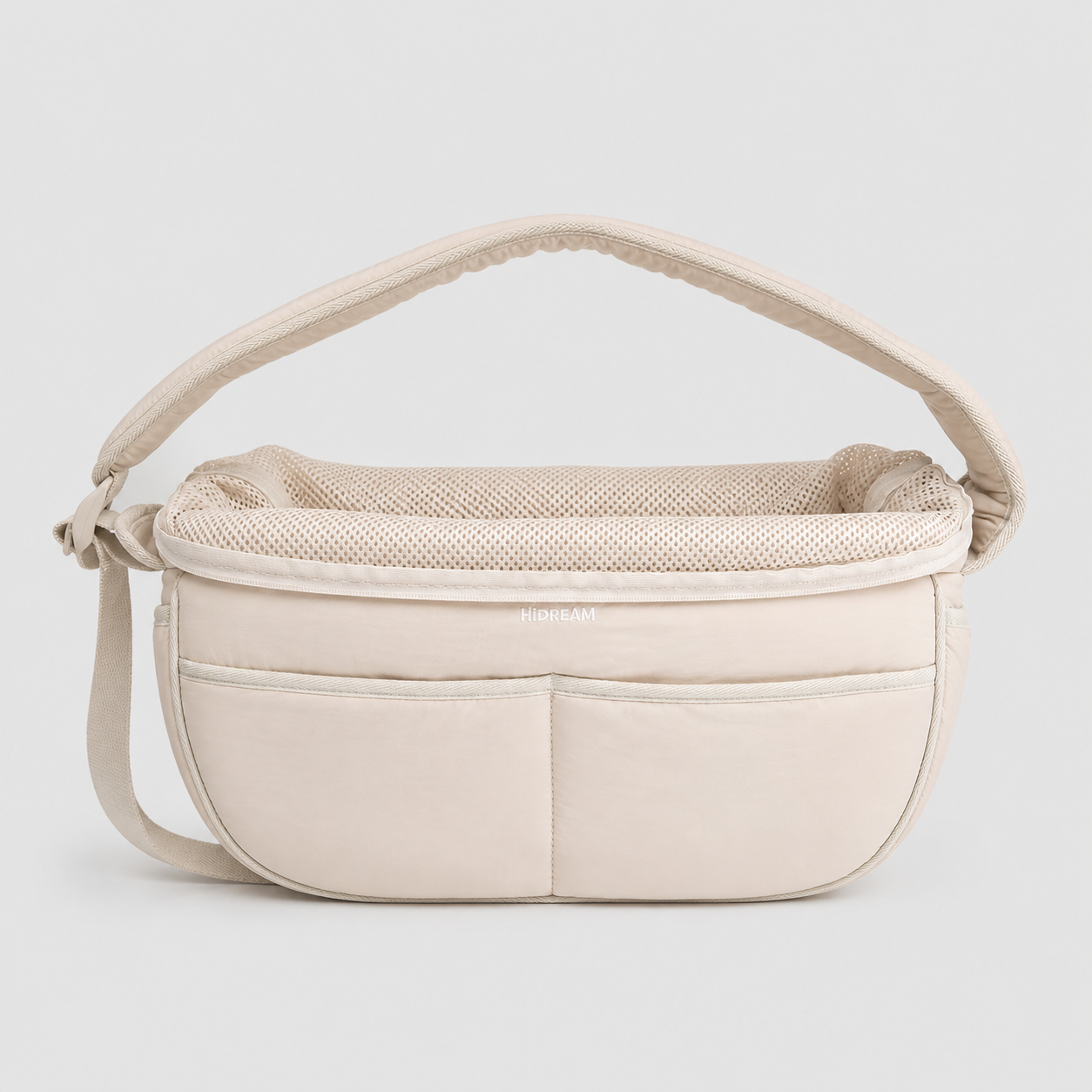 Premium fashion pet crossbody bag for cats and small dogs, stylish hands-free travel carrier and best gift for pet parents in Europe